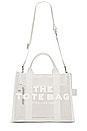 view 1 of 6 The Mesh Medium Tote Bag in White