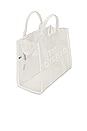 view 5 of 6 The Mesh Medium Tote Bag in White