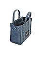 view 5 of 5 The Crystal Denim Small Tote Bag in Light Blue Crystal