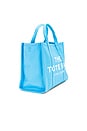 view 4 of 5 The Canvas Medium Tote Bag in Aqua