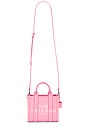 view 1 of 6 The Leather Crossbody Tote Bag in Petal Pink