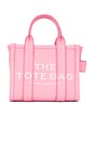 view 2 of 6 The Leather Crossbody Tote Bag in Petal Pink