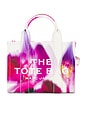 view 2 of 5 The Future Floral Leather Small Tote Bag in White Multi