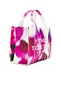view 4 of 5 The Future Floral Leather Small Tote Bag in White Multi