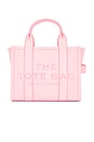 view 2 of 6 The Leather Small Tote Bag in Ribbon Pink