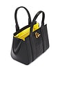 view 5 of 6 The Turnlock Crossbody Tote Bag in Black