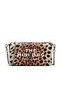 view 1 of 5 The Cheetah Leather Chain Mini Bag in Black Multi