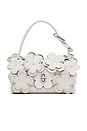 view 1 of 5 The Daisy Applique Mini Dual Bag in White