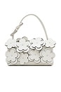 view 2 of 5 The Daisy Applique Mini Dual Bag in White