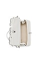 view 4 of 5 The Daisy Applique Mini Dual Bag in White