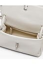view 5 of 5 The Daisy Applique Mini Dual Bag in White