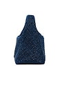 view 3 of 5 The Mini Sack in Dark Wash Crystal