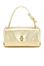 view 1 of 5 The Mini Dual Top Handle Bag in Gold