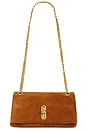 view 1 of 5 The Suede Dual Chain Mini Bag in Copper