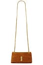 view 5 of 5 The Suede Dual Chain Mini Bag in Copper