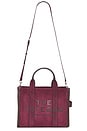 view 1 of 5 The Suede Medium Tote Bag in Dark Plum