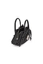 view 5 of 6 The Cristina Small Satchel in Black