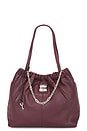 view 1 of 5 The Cristina Tote in Dark Plum