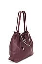 view 3 of 5 The Cristina Tote in Dark Plum