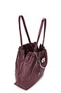 view 4 of 5 The Cristina Tote in Dark Plum