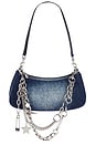 view 1 of 4 SAC PORTÉ ÉPAULE THE SHOULDER BAG in Faded Vintage Indigo