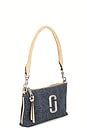 view 4 of 5 BOLSO POCHETTE in Dark Wash Indigo