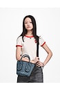 view 6 of 6 BOLSO TOTE BABE SMALL in Medium Wash Indigo