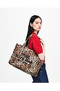 view 6 of 5 The Large Tote Bag in Leopard