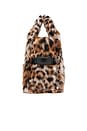 view 4 of 5 The Small Tote Fur Bag in Leopard