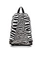 view 2 of 5 Zebra Biker Backpack in Off White multi