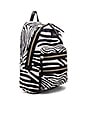 view 3 of 5 Zebra Biker Backpack in Off White multi
