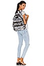 view 5 of 5 Zebra Biker Backpack in Off White multi