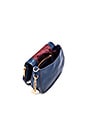 view 4 of 5 Recruit Small Saddle Bag in Navy Blue