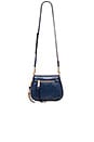 view 5 of 5 Recruit Small Saddle Bag in Navy Blue