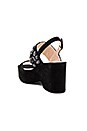 view 3 of 5 Lily Embellished Wedge Sandal in Black
