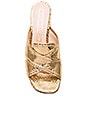 view 4 of 5 PANTUFLAS AURORA in Gold