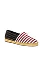 view 2 of 5 Sienna Flat Espadrille in Bordeaux & White