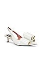 view 2 of 5 Bow Slingback Pump in White