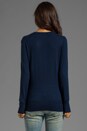 view 2 of 4 Fox Sequin Sweater in Navy
