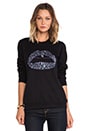 view 1 of 4 Graphic Lip Sweatshirt in Black