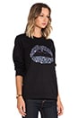view 2 of 4 Graphic Lip Sweatshirt in Black