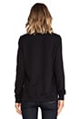 view 3 of 4 Graphic Lip Sweatshirt in Black