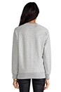 view 3 of 5 Chain Lara Lip Sweatshirt in Grey Marl