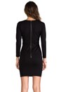 view 4 of 5 Leather Belt Dress in Black