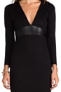 view 5 of 5 Leather Belt Dress in Black