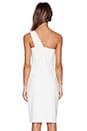view 3 of 4 One Shoulder Dress in Ivory