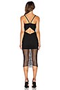 view 3 of 3 Open Back Dress in Black & Black