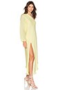 view 2 of 3 One Shoulder Caftan in Butter