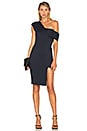 view 1 of 3 Asymmetrical Strap Dress in Midnight