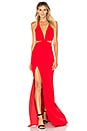 view 1 of 3 x REVOLVE Cut Out Plunge Gown in Red
